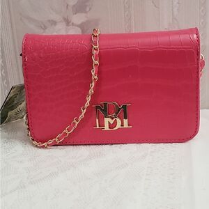 Badgley Mischka Crossbody Shoulder Pink Bag NWT